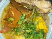 Una foto de cazuela de pollo