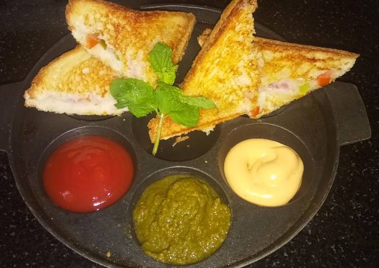 How to Make Perfect Veg malai sandwich