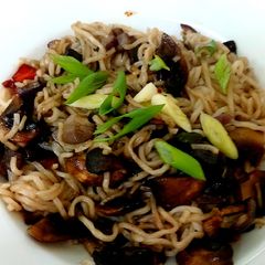 My Salt, Pepper & Chilli Mushroom Noodles A picture of My Salt, Pepper & Chilli Mushroom Noodles.