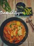 Sundubu Jjigae (Korean spicy soft tofu stew)