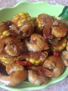 Foto resep Udang jagung saus tiram