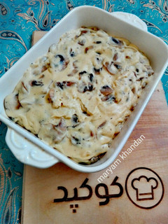 عکسی از دستور سس قارچ