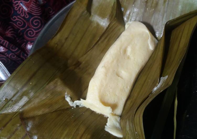 Barongko pisang kepok