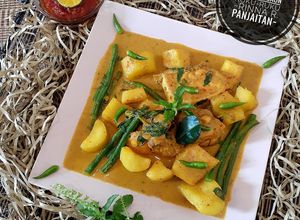 Foto resep Gulai Ayam Singkong Daun Ruku-Ruku
