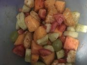 A picture of orange grapes
