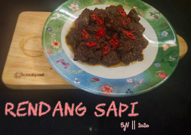 Langkah Mudah untuk Membuat Rendang Sapi resep Mama #Week29 Anti Gagal