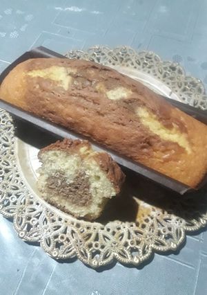 Una foto de Budín marmolado