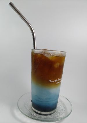 Foto resep Coffee Latte Blue Bunga Telang - Kopi Oemah  Menara