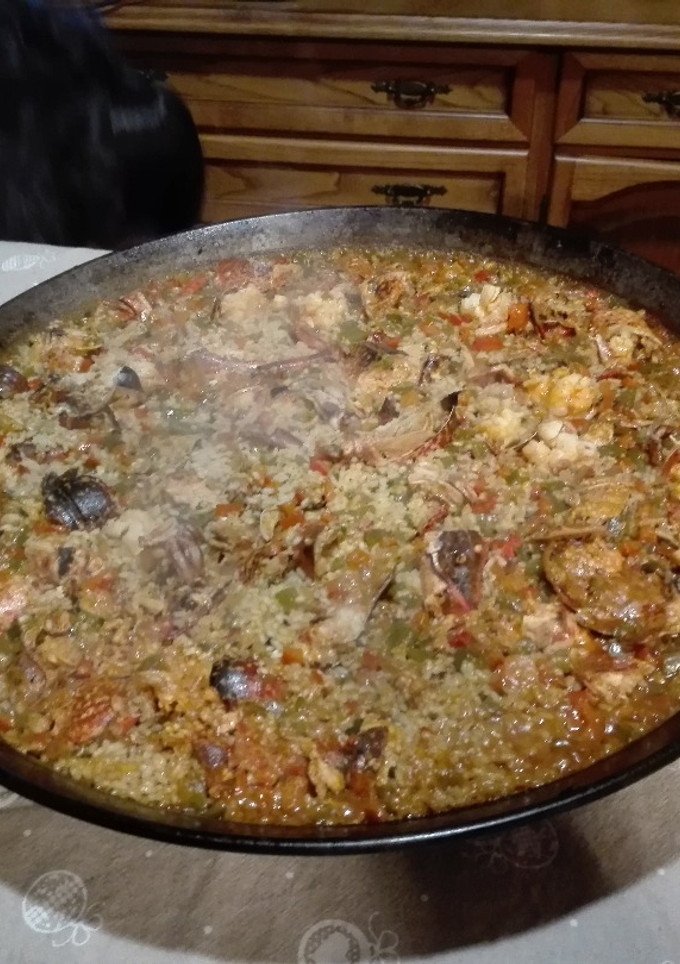 Una foto de Arroz con bogavante