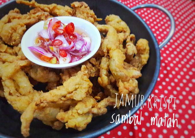 Resep Jamur Crispy Sambal Matah Oleh Ryra Endah Cookpad