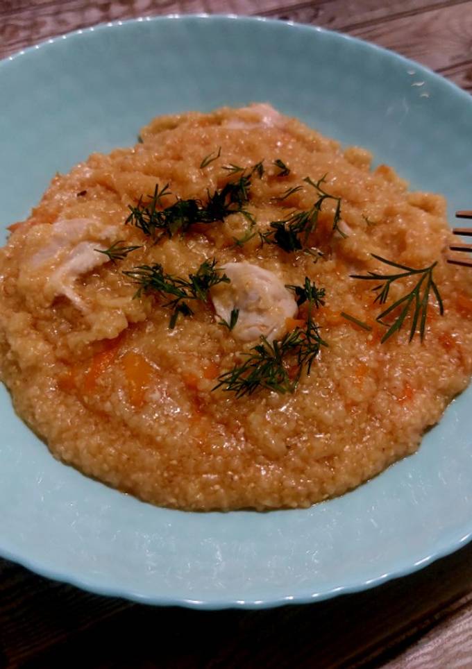 Ячка з куркою та овочами