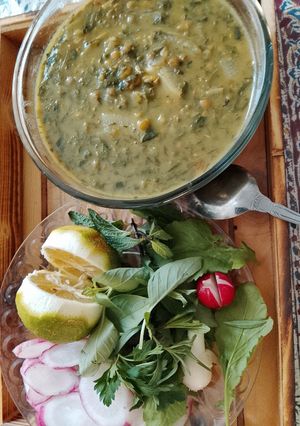 عکسی از دستور آش شولی خوشمزه گرم