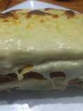 Waffle triple gratinado
