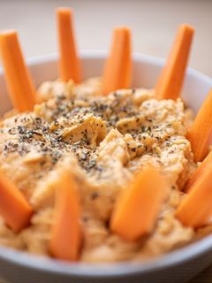Una foto de Hummus de garbanzo (receta rápida)