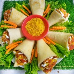 A picture of Chicken Chickpea Shawarma.