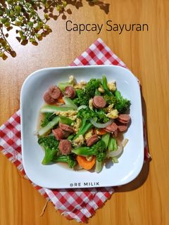 Foto resep 489. Capcay Sayuran