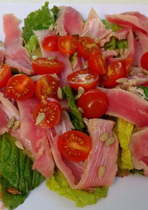 Una foto de Jamón ahumado de cazuela de atún