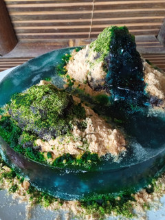 Foto resep Island cake tanpa loyang bongkar pasang