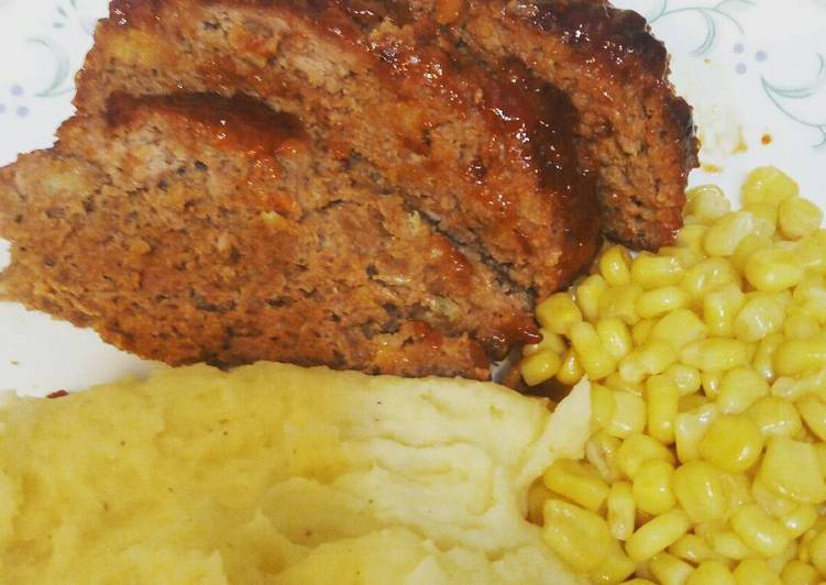 Recipe of Super Quick Homemade Homestyle Meatloaf