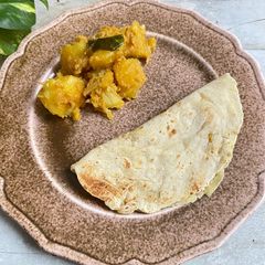 A picture of Achari Dum Aloo.