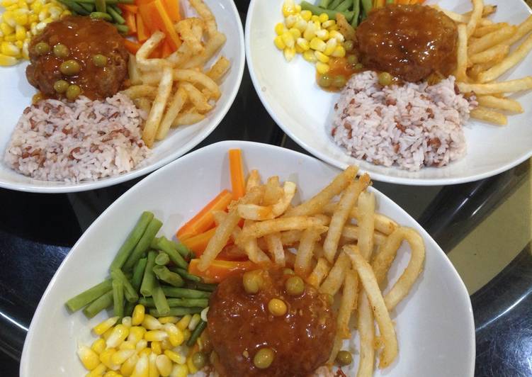 Burger Steak beef onion