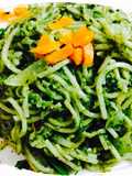 Spinach pesto pasta