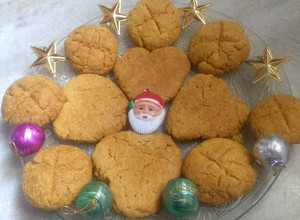 A picture of Custard-malai cookies.