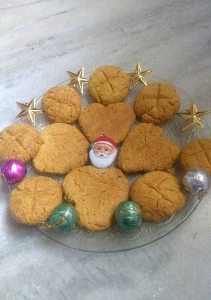 A picture of Custard-malai cookies.