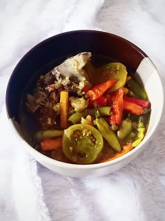 Langkah Gampang Membuat Resep Asem-asem daging balungan super pedas Anti Ribet, Bisa Manjain Lidah