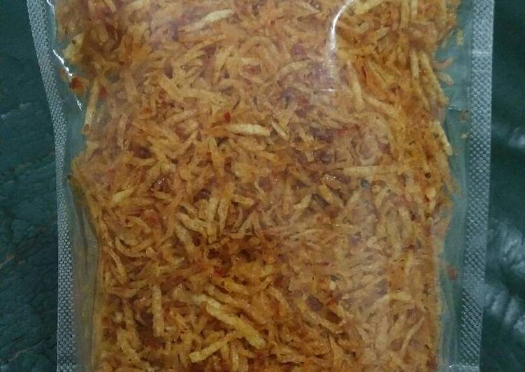 Cara membuat Kering Kentang Mustofa Sederhana Untuk Jualan