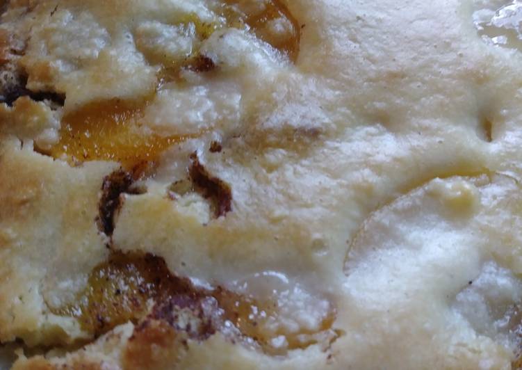 Pear/peach cobbler Pear/peach cobbler