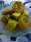Kachu Diye Chingri / Prawns with Taro