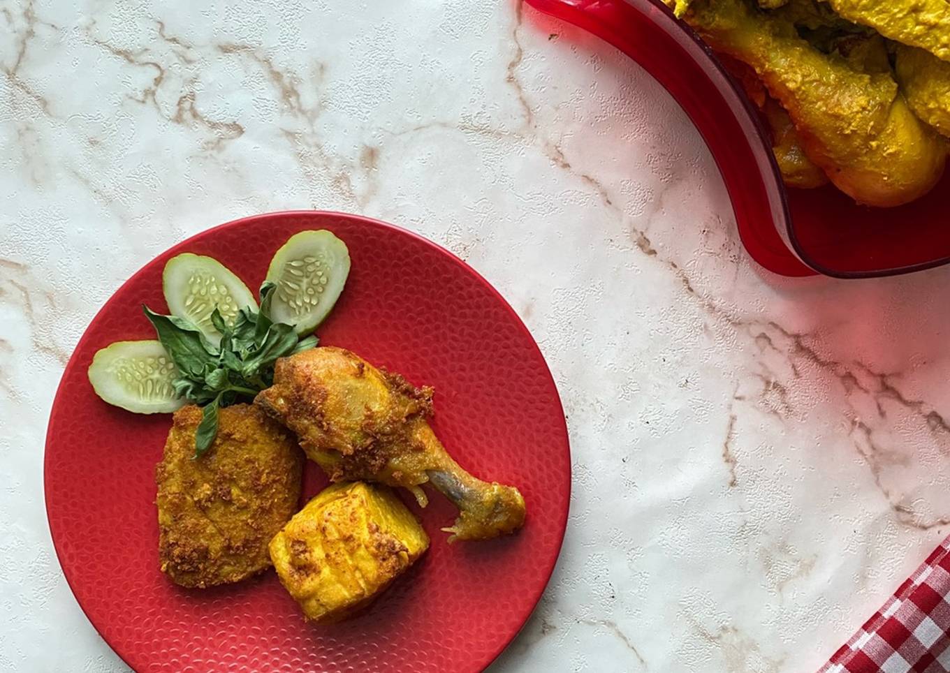 Ayam Tahu Tempe Goreng Ungkep Gurih