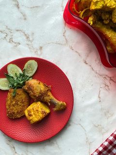 Foto resep Ayam Tahu Tempe Goreng Ungkep Gurih