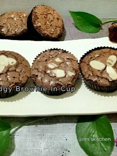 Foto resep Fudgy Brownie in Cup