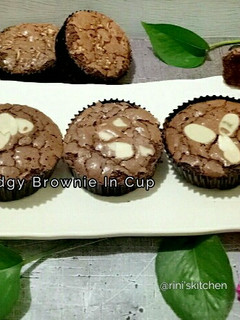 Foto resep Fudgy Brownie in Cup