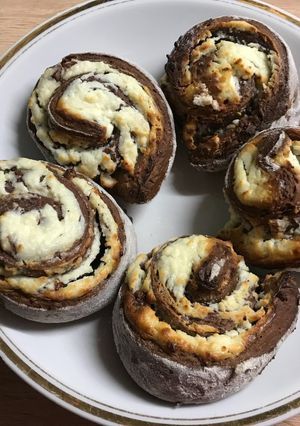 Túró Rudi csiga laktózmentesen recept fotója