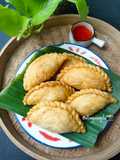 Pastel ala karipap isi sayuran dan jamur kuping (1082)