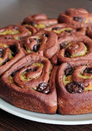 Foto principal de Rollitos de chocolate y plátano