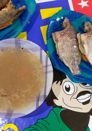صورة لوصفة شوربه السمك المسلوق الصياديه 🐟🐟
