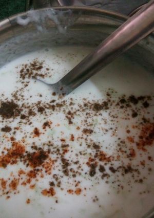 A picture of Lauki kaa raita.