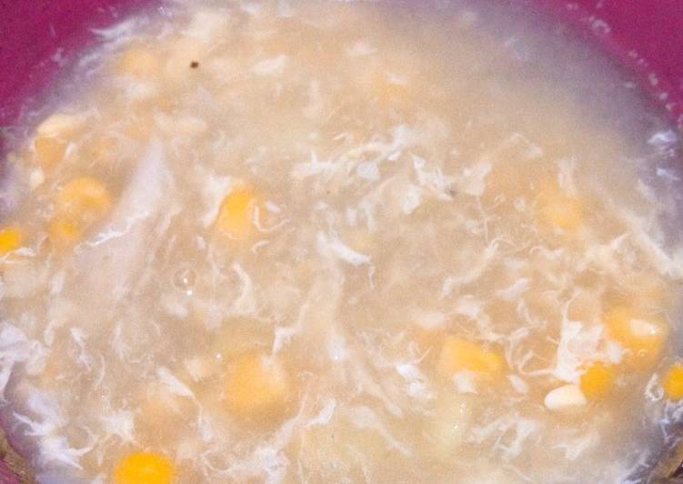 Langkah Mudah untuk Membuat Sup jagung jamur telur Anti Gagal