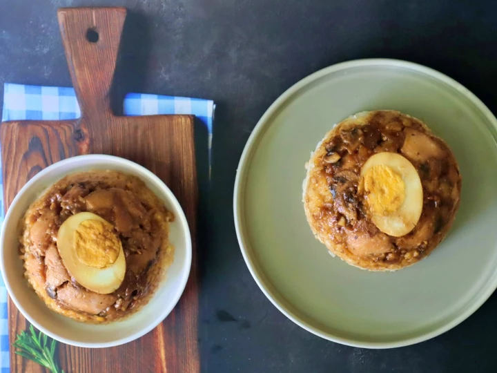 Langkah Mudah untuk Membikin Resep  Nasi Tim Ayam Jamur Simple yang Enak Banget, Lezat Sekali