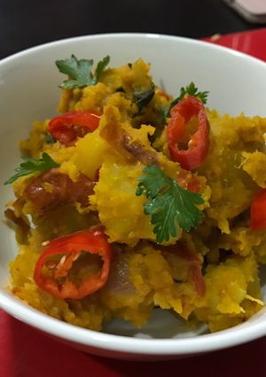 A picture of Sweet potato pottage.