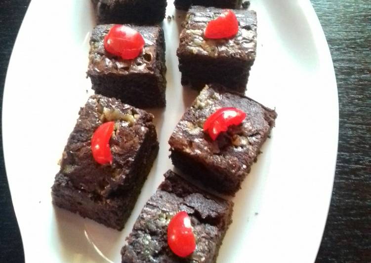 Resep: Chewy Brownies Shiny Crust Enak