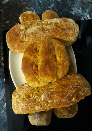 Foto principal de Pan de espelta con ajo y perejil