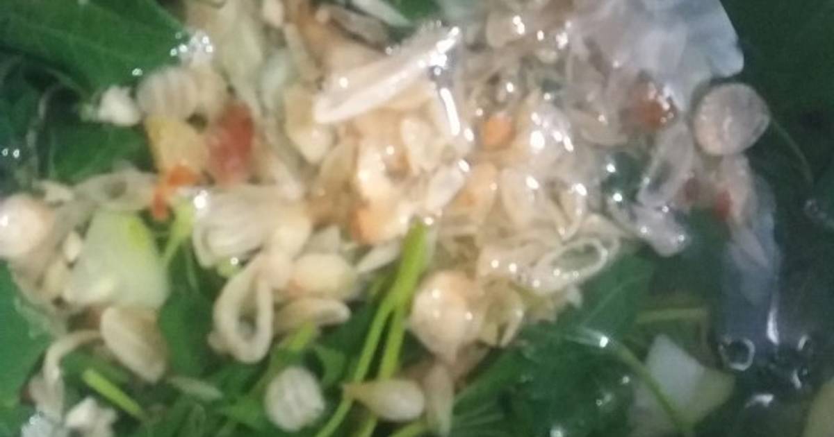 Resep Bismillah Sayur Bening Daun Ubi Dan Pepaya Muda Oleh Ammah Rocyta