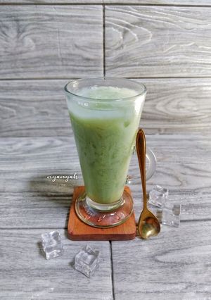 Foto resep Es Lumut Creamy Matcha