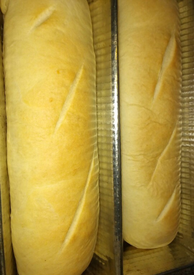 Una foto de Pan casero relleno