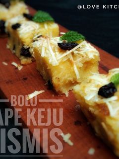 Foto resep Bolu tape singkong keju kismis
